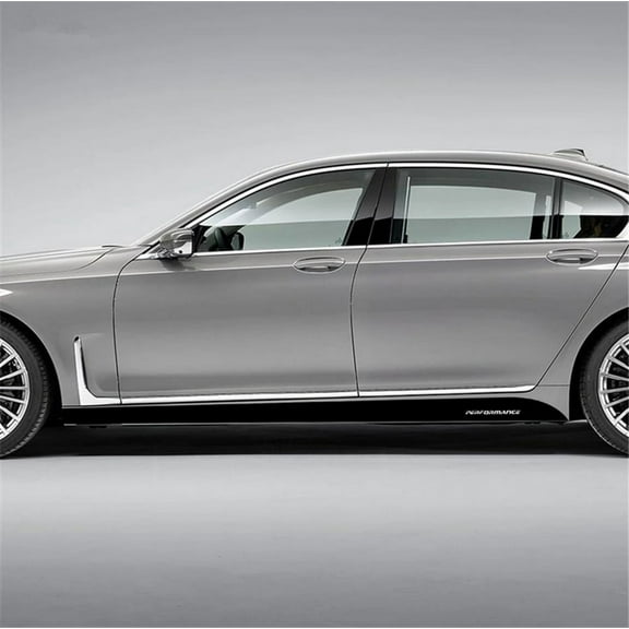 2.15M Car Side Skirt Sill Decal Stripe Stickers Gloss Black For BMW 3 4 5 Series