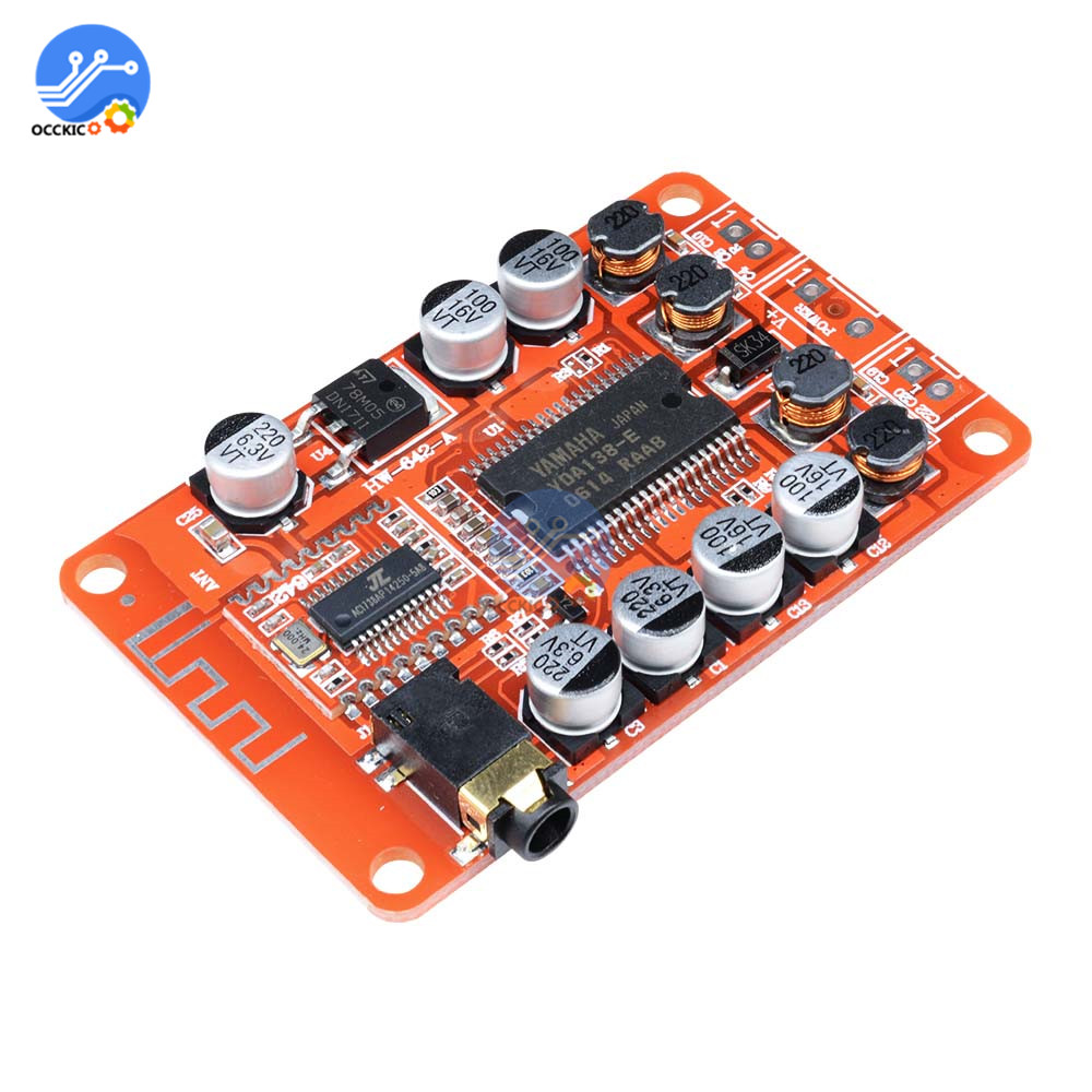 2*15W YDA138 Bluetooth Amplifier Board Module 2.0 Stereo Class D Clear