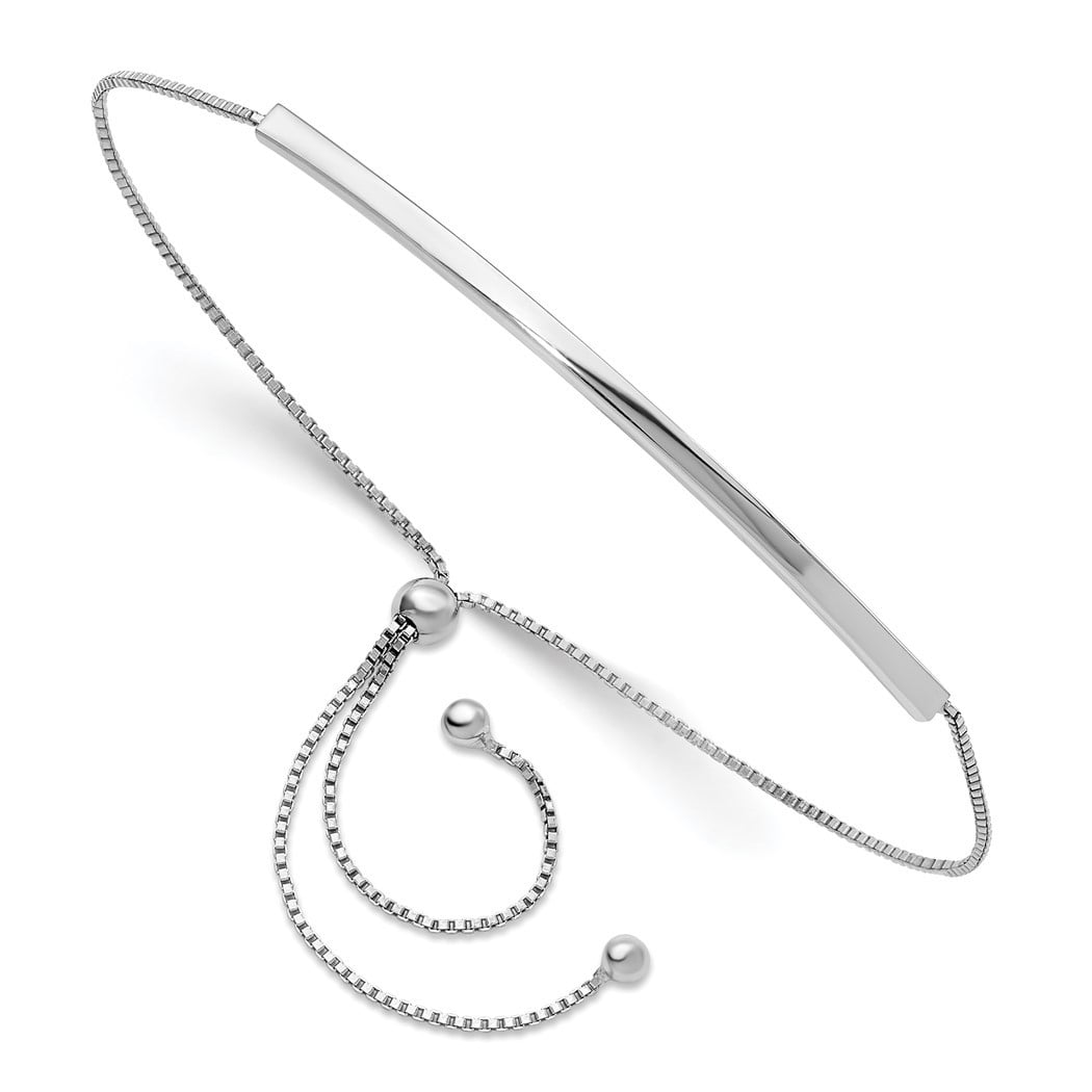 Adjustable store bar bracelet