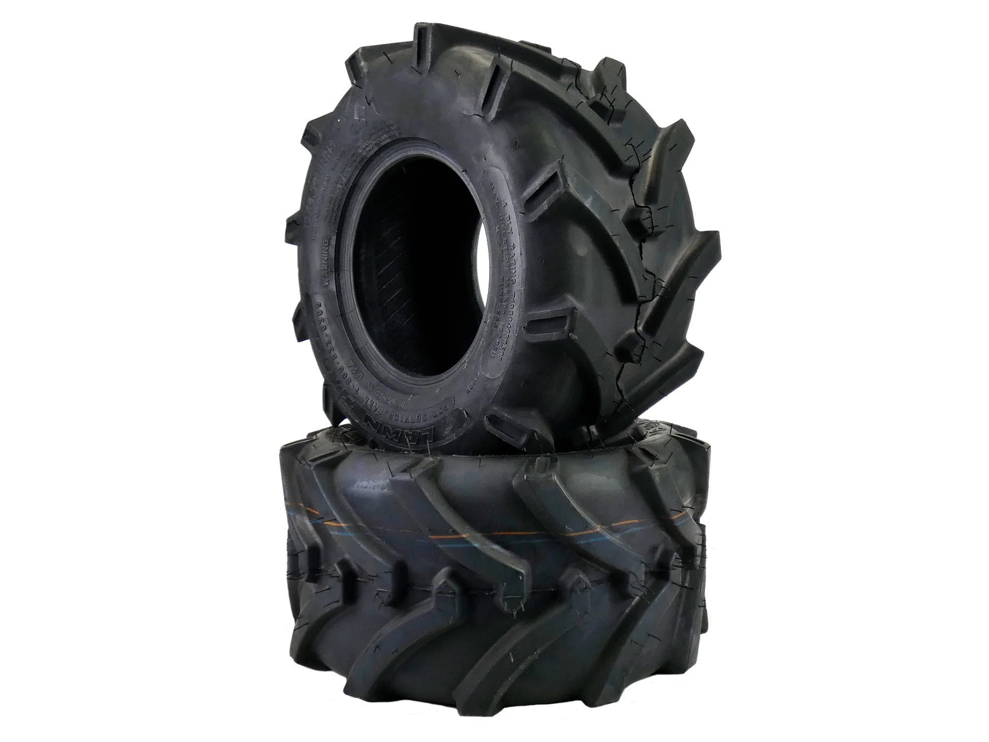 (2) OTR Lawn Trac 18x8.508 4Ply Heavy Duty Lawn Mower Tires