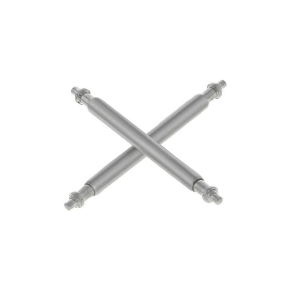 2-19MM SPRING BAR FOR 34MM ROLEX AIRKING 1500 1505 5500 5700 LEATHER STRAP BAND