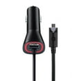 thumbnail image 1 of 2.1A Car Charger for Galaxy J7/J5/J3/J2/J1 - Micro-USB Power Adapter DC Socket Extra USB Port Coiled Cable LED Light Plug-in G5L Compatible With Samsung Galaxy J7/J5/J3/J2/J1, 1 of 2