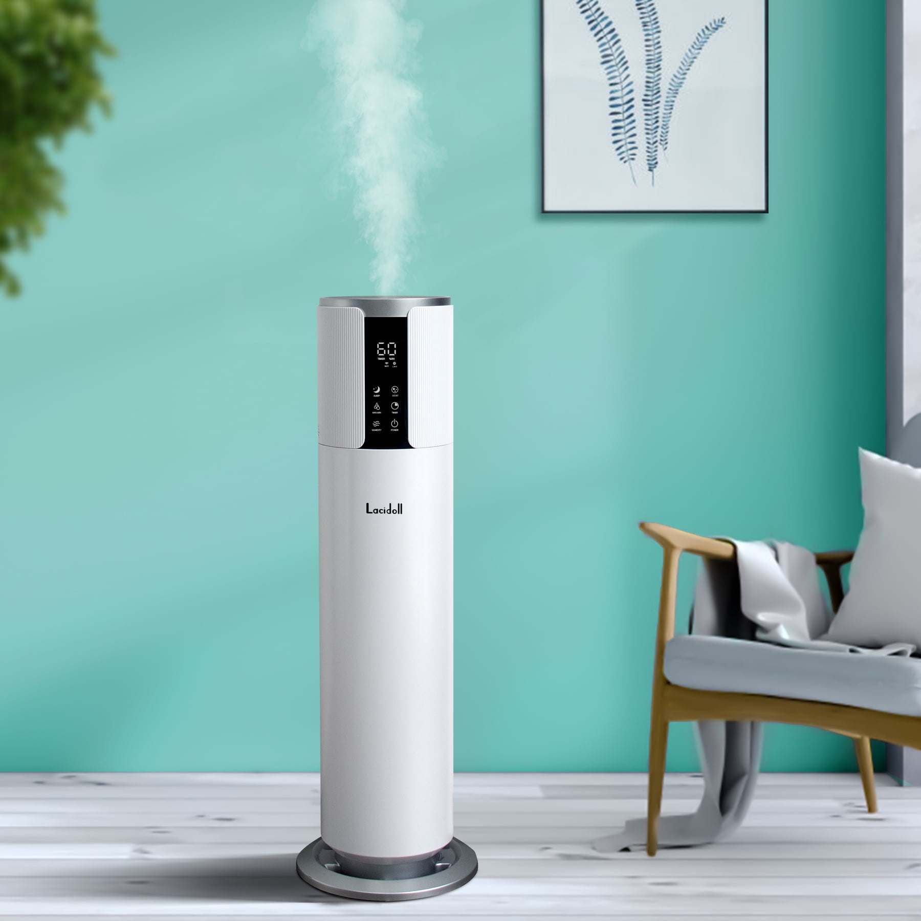 2.1Gal 8L Top Fill Large Humidifiers for Bedroom Large Room with