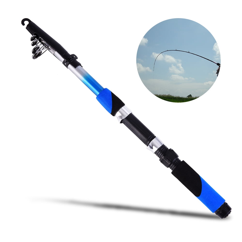 MeterMall Telescopic Fishing Rod Ultralight Fiberglass Fishing Pole