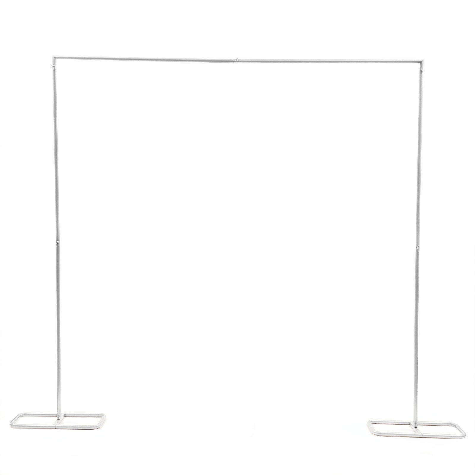 Balloon Rectangle Frame 2.1M Rectangle Arch White Iron Wedding Backdrop Stand Flower Balloon ...