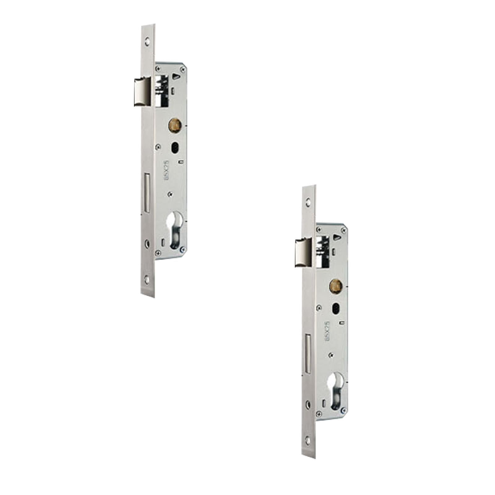 2/1PCS Frame Lock Stainless Steel Ferrule Doors Lock Backset Frame Lock ...
