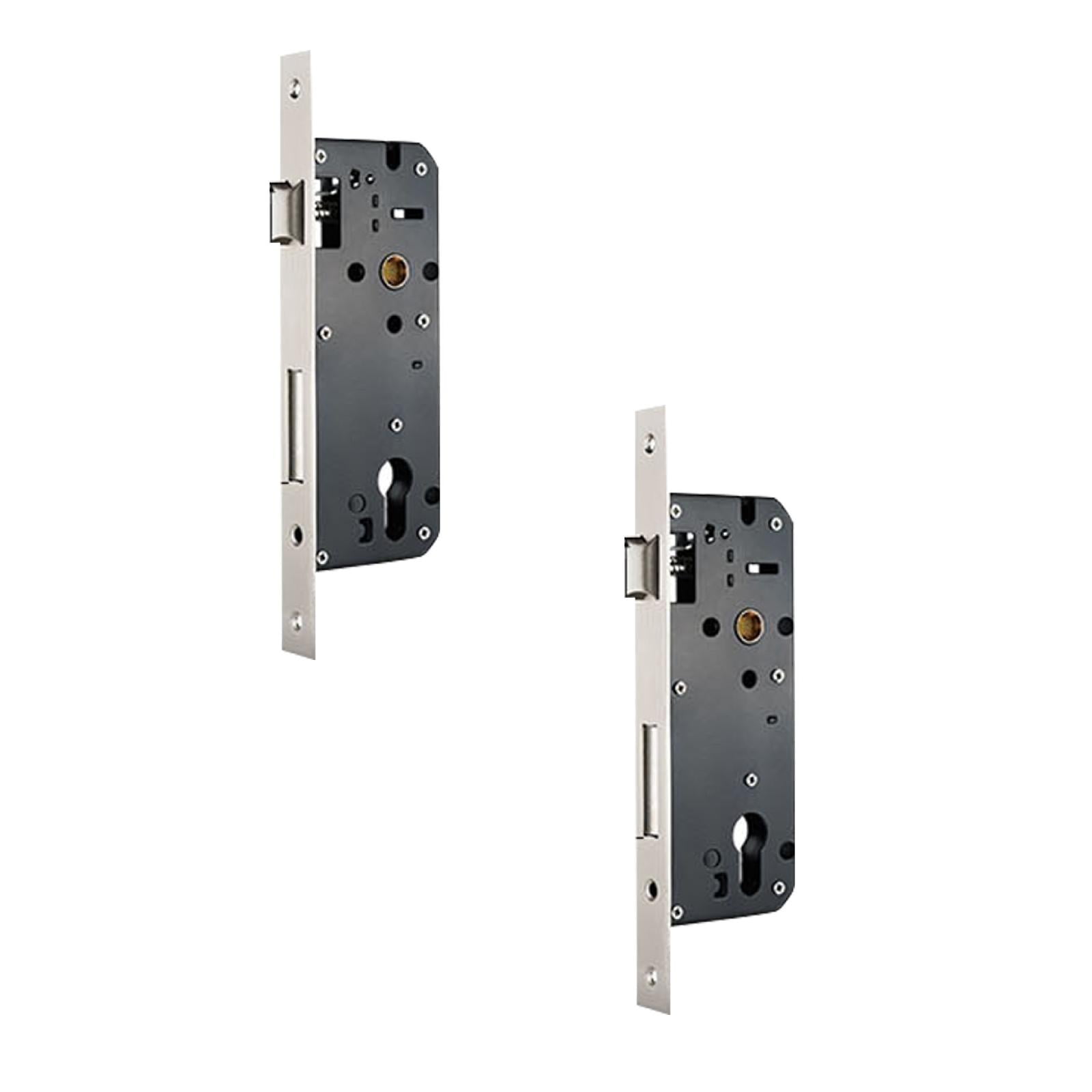 2/1PCS Frame Lock Stainless Steel Ferrule Doors Lock Backset Frame Lock ...