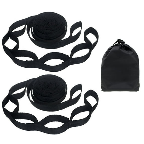 2/1PCS High Bearing Capacity Hammock Straps Breaking Strength Polyester Hammock Belt Rope With Ring Buckle Camping Accessories