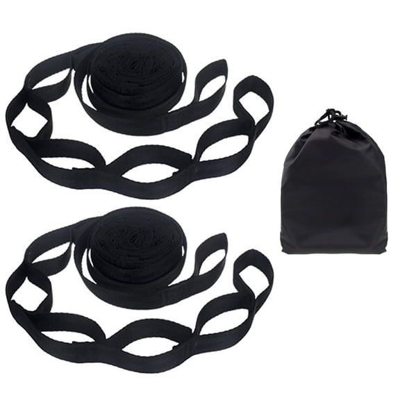 2/1PCS High Bearing Capacity Hammock Straps Breaking Strength Polyester Hammock Belt Rope With Ring Buckle Camping Accessories