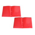 thumbnail image 1 of 2/1PCS Plastic File Folders with Pockets, Heavy Duty Pocket Folder, 2-Pocket Letter Size with Business Card Slot, 3-Hole Punched, Document Organizers for School Home, 1 of 8