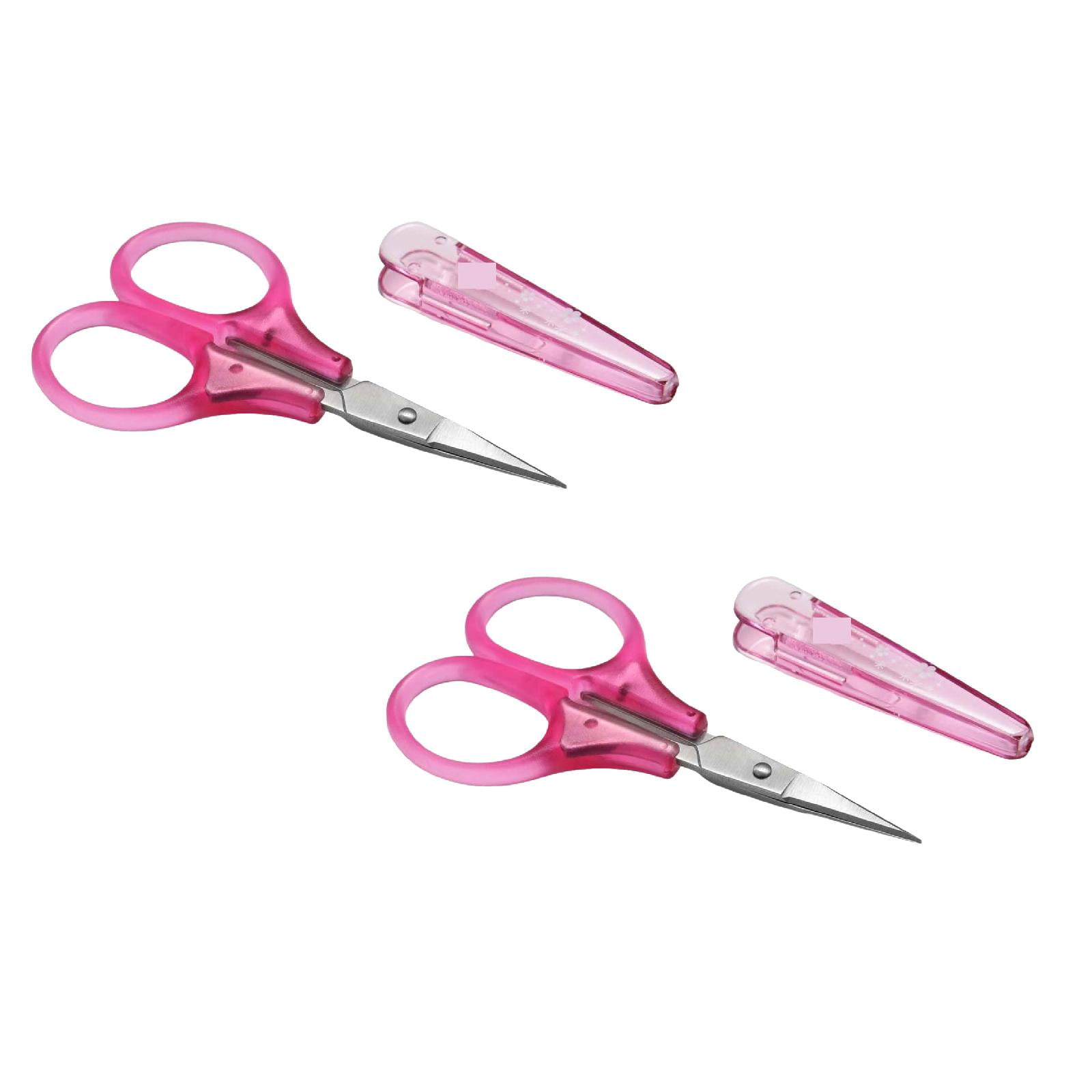 2/1PCS Small Craft Scissors, Stainless Steel with Protective Cover ...