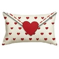 thumbnail image 1 of 2/1PCS Valentine's Day Heart Envelope Throw Pillow Covers, Modern Valentine's Heart Envelope Pillowcase Love Theme Cushion Covers Pillow for Living Room Bed Sofa Chair Decor, 1 of 8