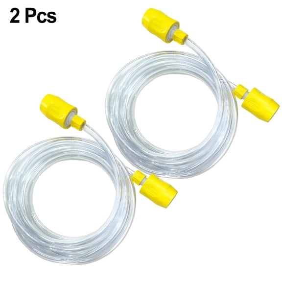 2/1Pcs Replacement Hose Tube With Yellow Connectors For Karcher For Puzzi 8/10 100 10/1 10/2 8/1C 200 Carpet Cleaner Parts