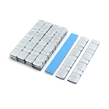2.1oz Adhesive Stick On Wheel Balance Weights Strips for Motorcycle Car 124 x 18mm 15pcs
