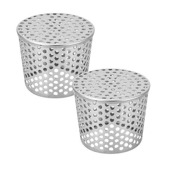 2/1pcs 304 Stainless Steel Mesh Vent Cap, Proof Cover with Debris Blocking Design,Fits /Metal Pipes for Roof Vents, Gutters & Downspouts