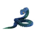 thumbnail image 1 of 2/1pcs 3D Printed Animals Snake Toys 3D Printed Articulated Snake 3D Animal Model Ornaments Home Office Desk Decor Toys Creative Festival Birthday Gifts For Frends, 1 of 7