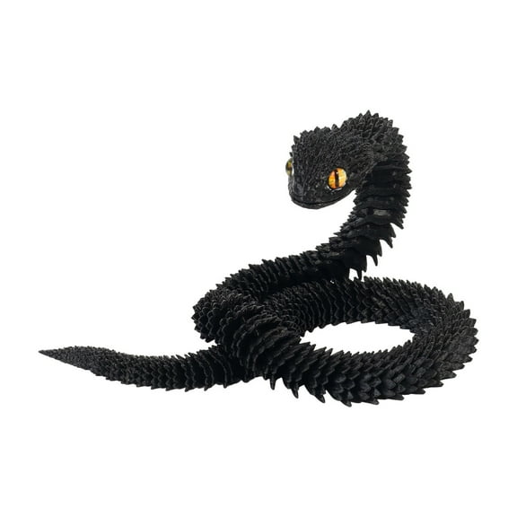 2/1pcs 3D Printed Animals Snake Toys 3D Printed Articulated Snake 3D Animal Model Ornaments Home Office Desk Decor Toys Creative Festival Birthday Gifts For Frends