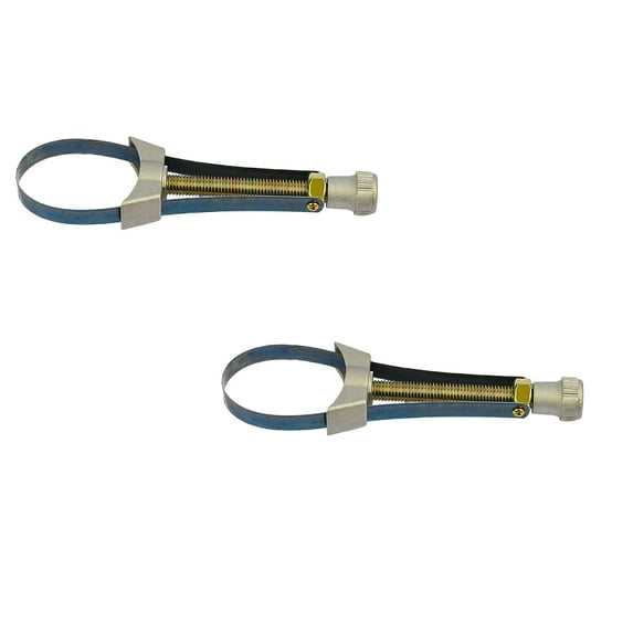 2/1pcs Adjustable Oil Filter Removal Strap Wrench Tool 60mm To 110mm / 90mm To 150mm Diameter Adjustable 2025 New 2 In 1 Universal Multifunctional Oil Filter Removal Too With Car Truck