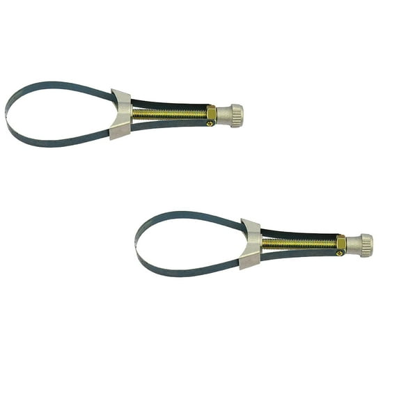 2/1pcs Adjustable Oil Filter Removal Strap Wrench Tool 60mm To 110mm / 90mm To 150mm Diameter Adjustable 2025 New 2 In 1 Universal Multifunctional Oil Filter Removal Too With Car Truck