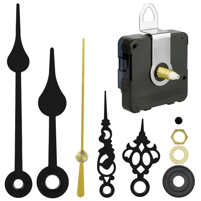 2/1pcs Quartz Clock Movement Mechanism, EEEkit NonTicking DIY Wall