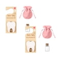 thumbnail image 1 of 2/1pcs Tooth Fairy Door Hanger Kit Tooth Fairy Holder Bag With Money Slot Keepsake Bottle Velvet Pouch for Lost Teeth Boy Girl Tooth Fairy Pick Up And Drop Off Wooden Kids Milk Teeth Encourage Gift, 1 of 9