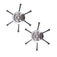 thumbnail image 1 of 2/1pcs Universal Steel Wire Trimmer Head for Weed Eater, String Trimmer Replacement Head Blade & Adapter Tool, 6 Inch Weed Wacker Attachments Heads for Gardening Lawnmower, 1 of 8