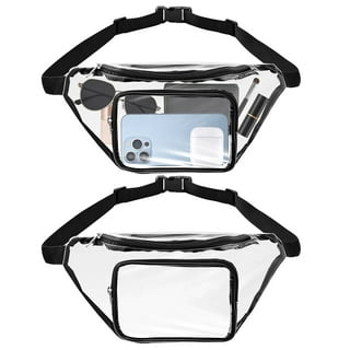  Telena Clear Fanny Pack Stadium Approved Clear Sling Bag  Crossbody bag Purses for Women Transparent Waist Bag with Adjustable Strap  Clear White