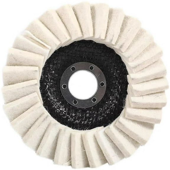 2/1pcs Wool Felt Flap Polishing Disc New Wool Polishing Wheel Disc Buffing Pad Polishing Wheel Disc Buffing Pad Felt Flap Disc Abrasives for Metal Marble Stone
