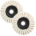 thumbnail image 1 of 2/1pcs Wool Felt Flap Polishing Disc New Wool Polishing Wheel Disc Buffing Pad Polishing Wheel Disc Buffing Pad Felt Flap Disc Abrasives for Metal Marble Stone, 1 of 2