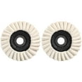 thumbnail image 1 of 2/1pcs Wool Felt Flap Polishing Disc New Wool Polishing Wheel Disc Buffing Pad Polishing Wheel Disc Buffing Pad Felt Flap Disc Abrasives for Metal Marble Stone, 1 of 2