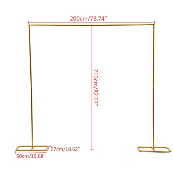 2*2.1m Wedding Square Arch Party Background Flower Balloon Stand Decor Prop Rack