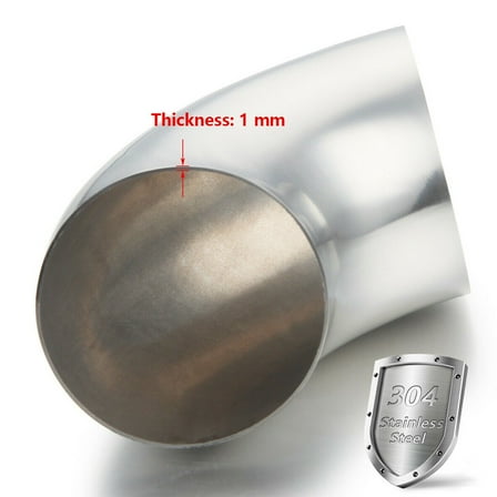 2\\\"/2.5\\\"/3\\\" Stainless Steel Car Exhaust Weldable 90 Degree Bend Elbow Pipe 2 Inch YIWEI