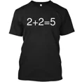 thumbnail image 1 of 2+2=5 George Orwell T-Shirt Made in the USA Size S to 5XL, 1 of 2