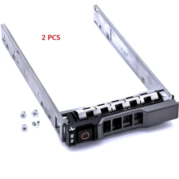 2* 2.5" Sas Sata Hard Drive Caddy Tray F Dell Poweredge R310 R410 R510 R610 R710