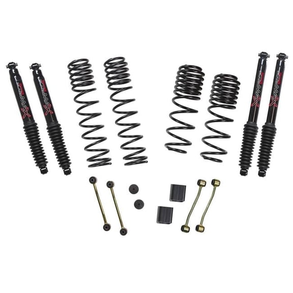 2 - 2.5 in. Non-Rubicon Model Coil Spring Lift Kit with Black MAX Shocks