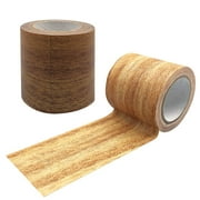 2.2 Inch x 15 Feet Repair Tape for Wood, SourceTon 2 Roll Wood Grain Tape Repair Tape Patch Wood Adhesive for Door Floor Chair Table Brown Antique and Natural Oak