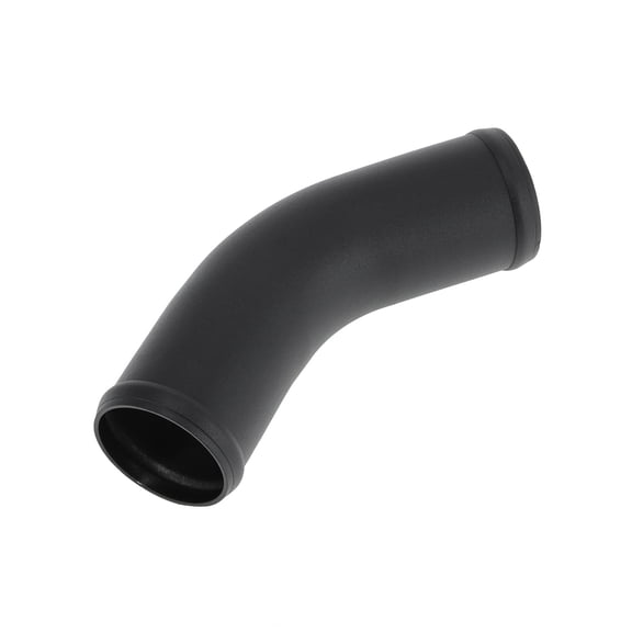 2.2" OD 45 Degree Bend 6064 Aluminum Alloy Tube Intercooler Pipe Surface Blasting Air Intake Connection Hose W/ Double Bead Roll 3.9" Length Black