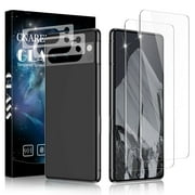 [2+2 Pack] Cnarery for Google Pixel 8 Pro Screen Protector, 9H Tempered Glass, Easy Installation, Case Friendly HD Clear for Google Pixel 8 Pro Tempered Glass Screen Protector Anti-Scratch
