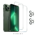 thumbnail image 1 of [2+2 Pack]FIMART Compatible with iPhone 13 Pro Max HD Clear Screen Protector with Camera Lens Protector,Shatterproof Tempered Glass [9H Hardness] [Automatic Dust-Elimination Install], 1 of 5
