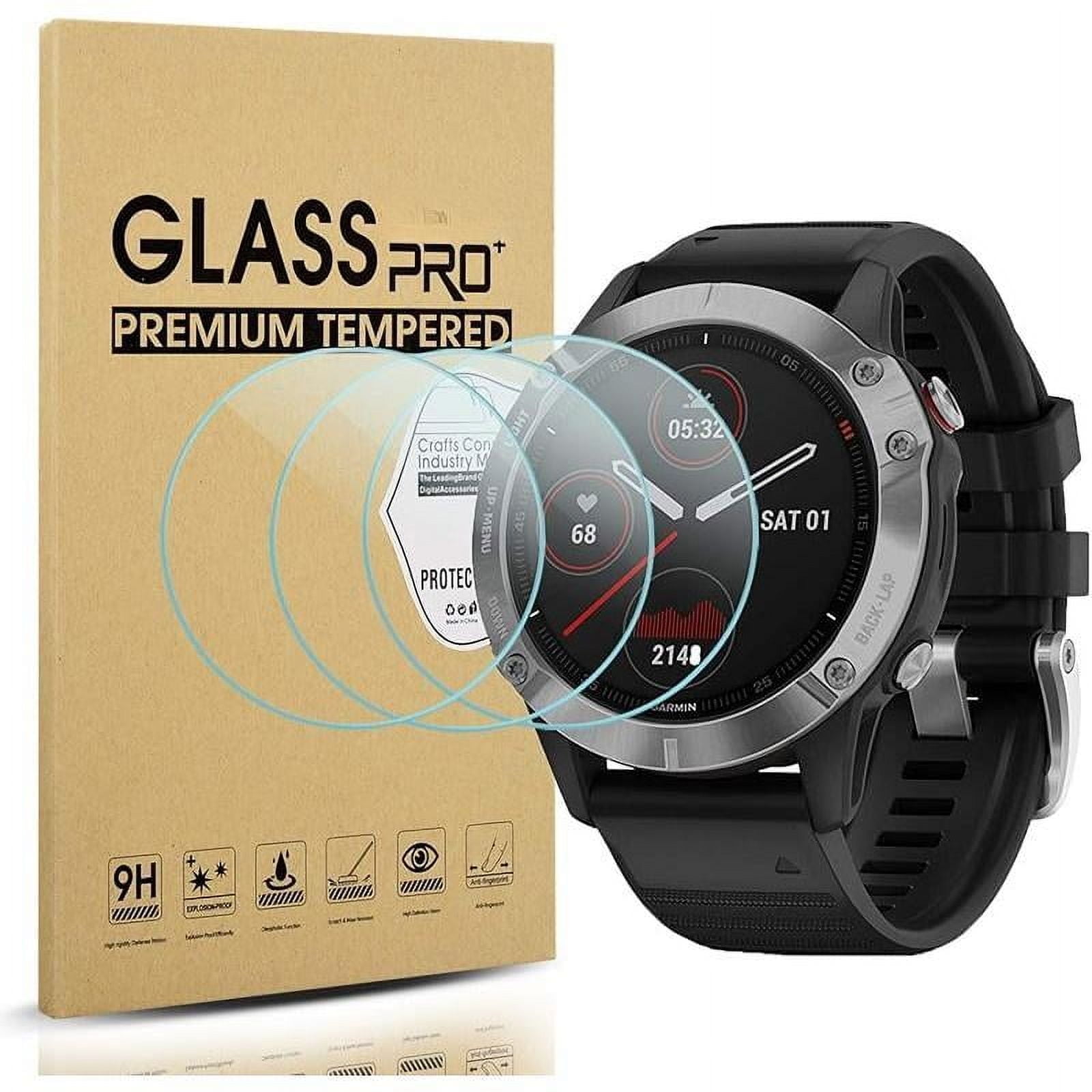 5x Displayschutzfolie Für Garmin Fenix 6/6 Pro/Sapphire/Solar – 9H Härte, Kratzfest & Blasenfrei