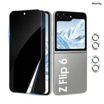 [2 2 Pack] Hionly Compatible with Samsung Galaxy Z Flip 6 Privacy Screen Protector with Camera Lens Protector