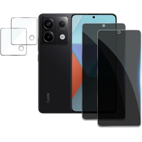 [2+2 Pack] Privacy Screen Protector for Xiaomi Redmi Note 13 Pro 5G, Anti-Spy Shatterproof Tempered Glass with Camera Lens Tempered Glass 9H Hardness Bubble Free Anti-Glare Case Friendly