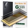 thumbnail image 1 of 2+2 Packs Of Note 10  Privacy Screen Protector With Camera Lens Protector, True 28 ° Anti Spy, 9h Hardness, Anti Fingerprint, Scratch Resistant, Bubble Free, Easy To Install., 1 of 7