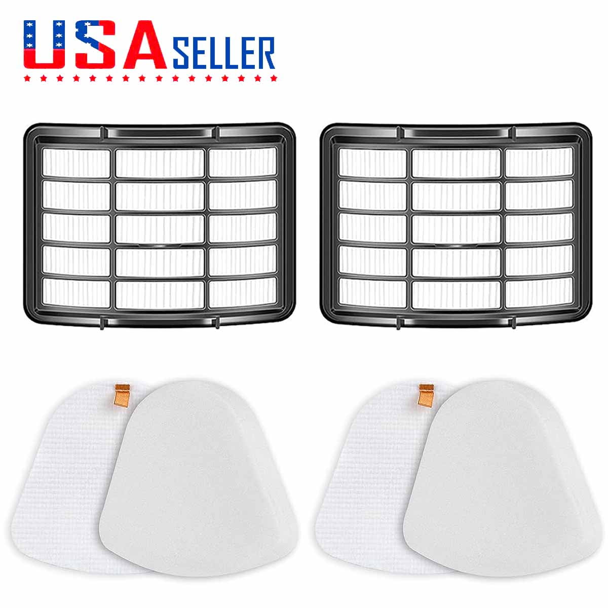 2+2 Replacement for Shark, NV360 Filters for Shark Deluxe Upright