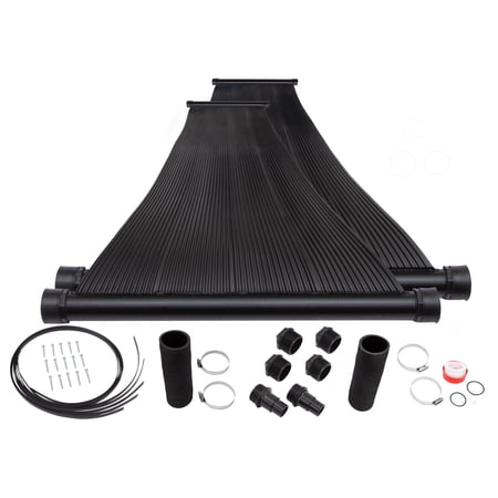 2-2'X12' SunQuest Solar Pool Heater with Couplers and Roof/Rack Mounting Kit
