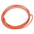 thumbnail image 1 of 2.2 Yards 5mm Dia Leather Cord Braided String for DIY Crafting, Orange, 1 of 7