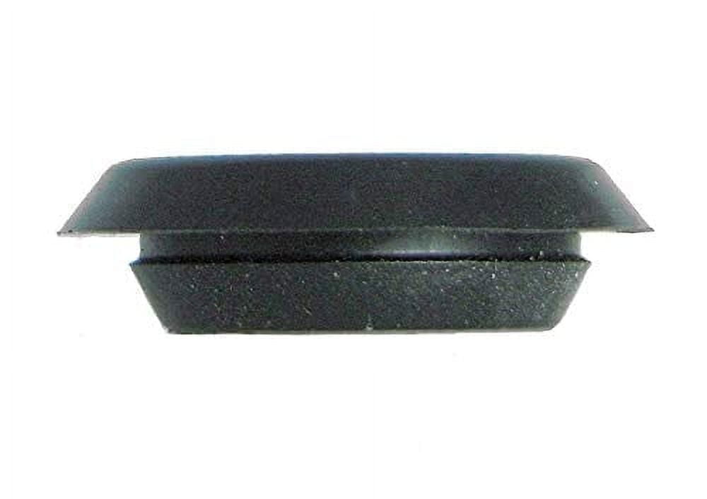2" 2 inch Flush Mount Black Plastic Body and Sheet Metal Hole Plug Qty 10