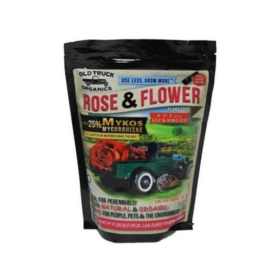 2.2 lbs Mykos Mycorrhizae Plus Kelp & Humic Acid 4-2-2 Formula Rose & Flower Organic Fertilizer