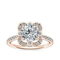 thumbnail image 1 of 2.20 Carat (E/VVS2) IGI Certified Classy Round Lab Grown Diamond Solitaire Wedding Ring for Gift Solid 18K Rose Gold Size 4 by Diamond-Capitals, 1 of 9