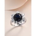 thumbnail image 1 of 2.20 Carat Round Brilliant Cut Natural Diamond Black Onyx Gemstone Stylish Wedding Ring for Gift Solid 18K White Gold Size 10 by Diamond-Capitals, 1 of 7